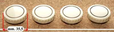 Manopole Per Chitarra Stile ST - Bianche, Per Controlli Tono E Volume - Adatte Per Stratocaster - Foto 5